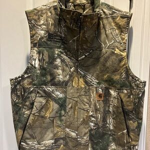 Carhartt men XL thinsulate camo insulated hunting vest